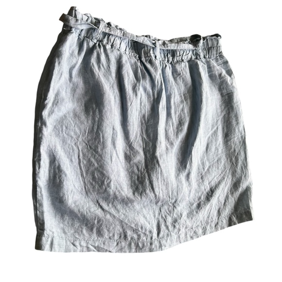 Jones New York Light Blue Linen Skirt - Picture 4 of 5